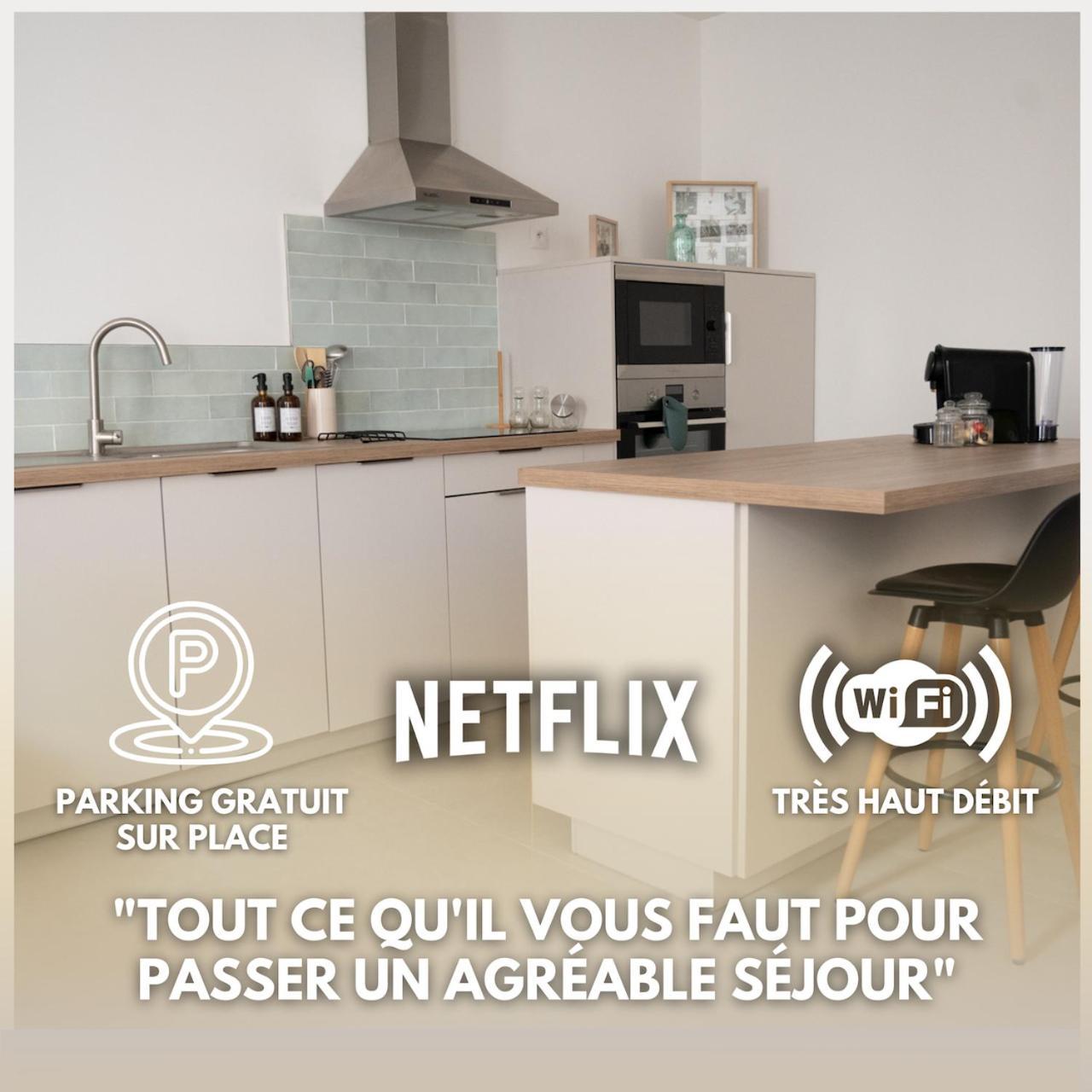 Lou Cabanot - Appartement Lumineux 3 Chambres - Parking Gratuit Μπεζιέ Εξωτερικό φωτογραφία